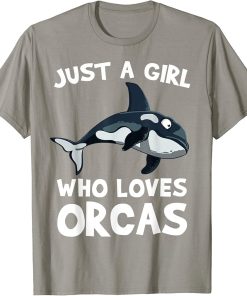 Orca Girl Love Sword Whale T-Shirt