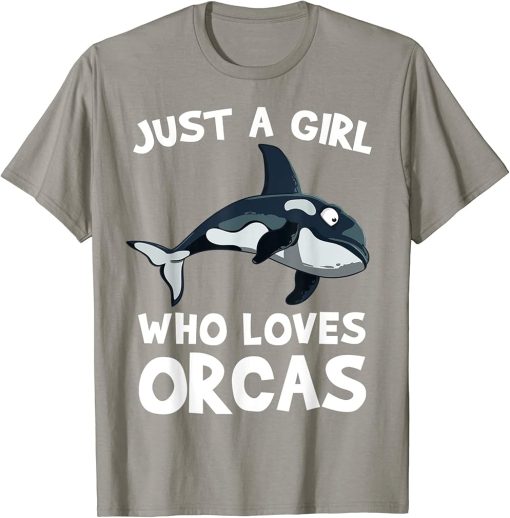 Orca Girl Love Sword Whale T-Shirt