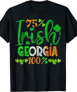 Full Of Shenanigans St Patrick"s Day Orca Fish Clovers T-Shirt