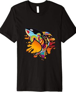 Art Style Killer Whale Gift Orca Ocean Premium T-Shirt